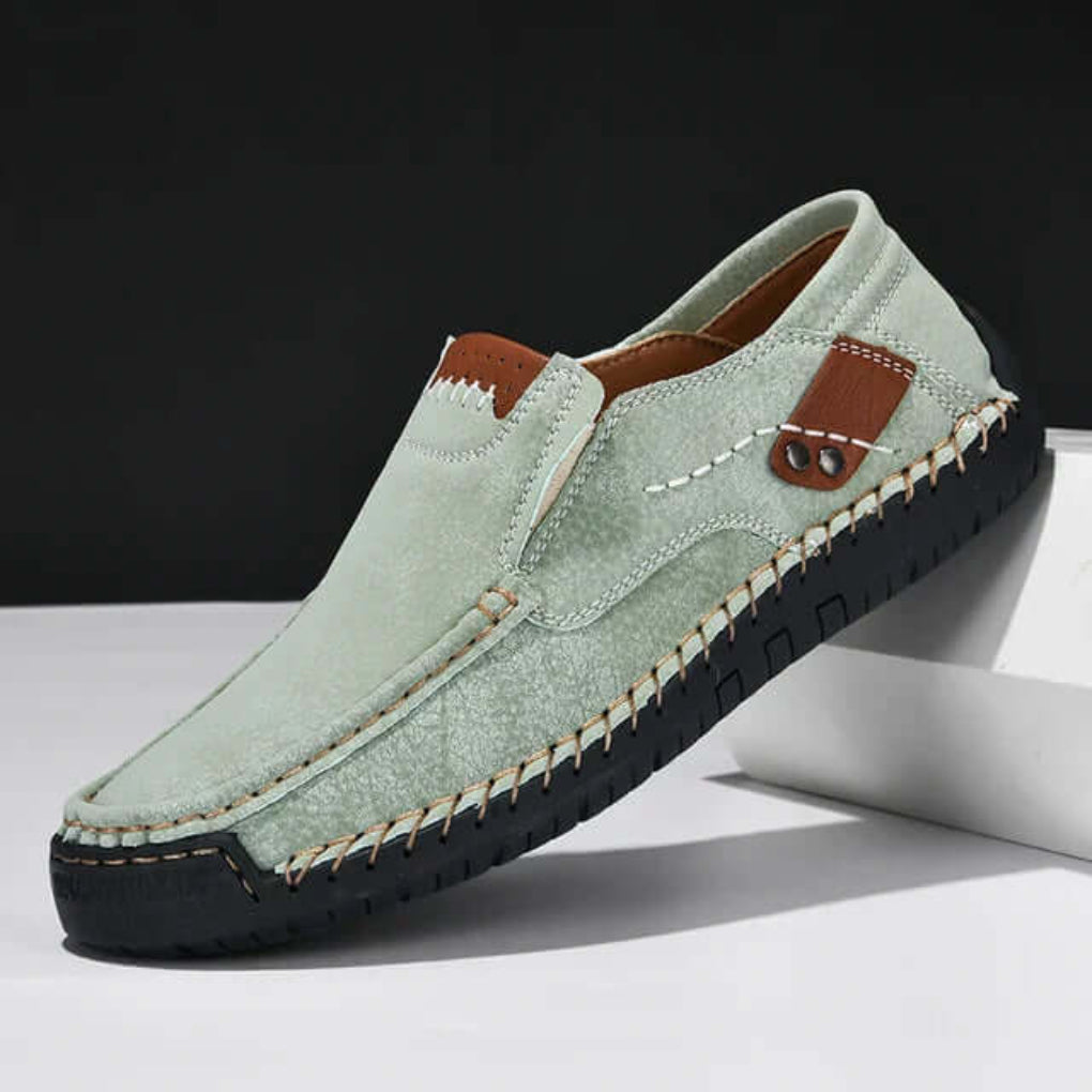 Glevato | Men's Moc Toe Slip-On Shoes with Arch Support