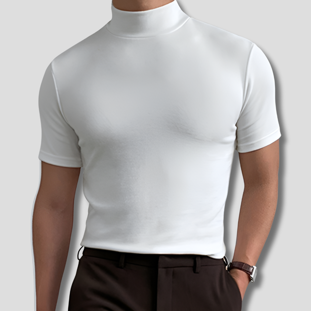 Glevato | Men's Mock Neck T-Shirt