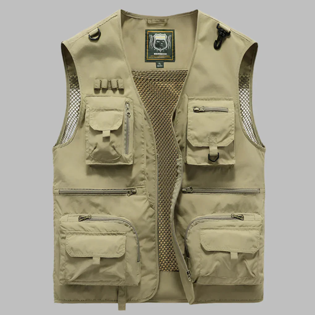 Glevato | Men's Multi-Pocket Utility Vest