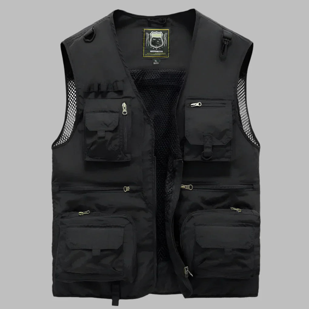 Glevato | Men's Multi-Pocket Utility Vest