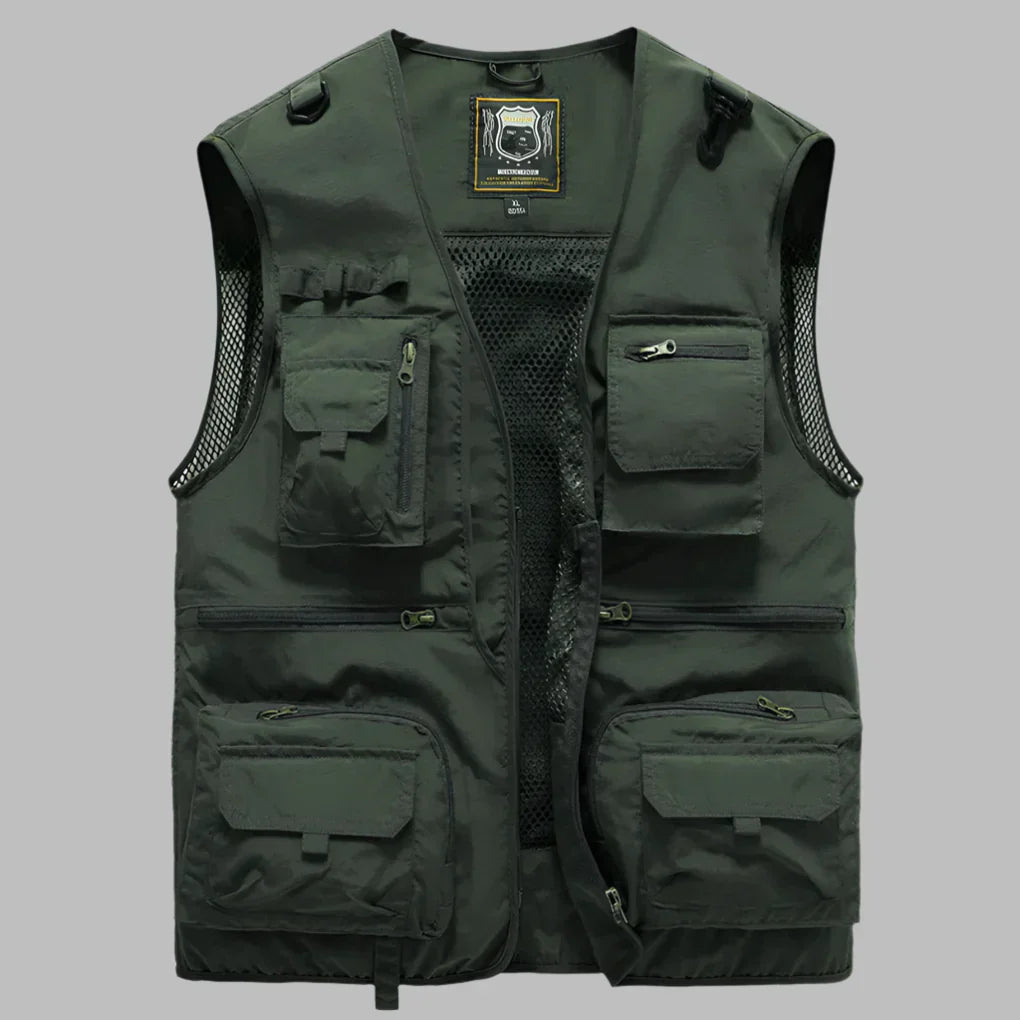 Glevato | Men's Multi-Pocket Utility Vest