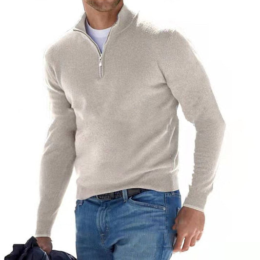 Glevato | Men's Quarter Zip Pullover Sweater