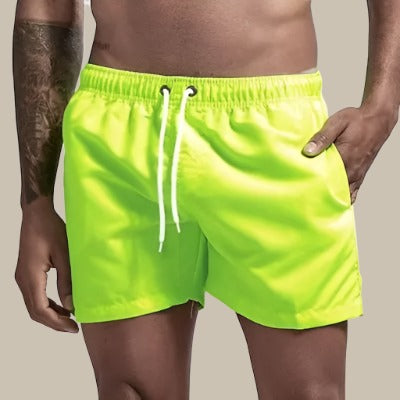 Glevato | Men's Quick Dry Swim Shorts with Drawstring