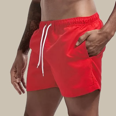 Glevato | Men's Quick Dry Swim Shorts with Drawstring