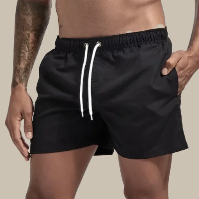 Glevato | Men's Quick Dry Swim Shorts with Drawstring