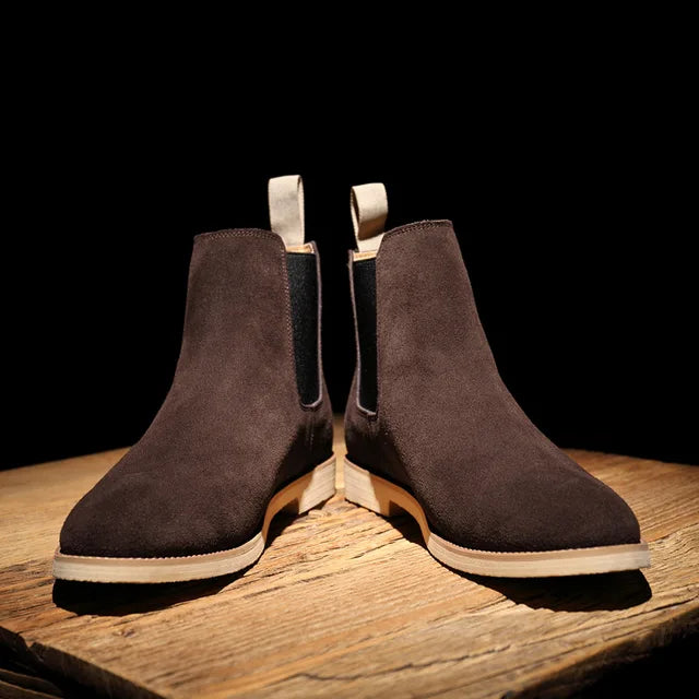 Glevato | Men's Slip-On Chelsea Boots with Elastic Side
