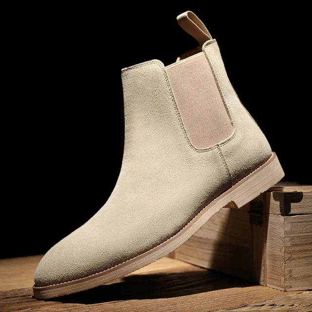 Glevato | Men's Slip-On Chelsea Boots with Elastic Side