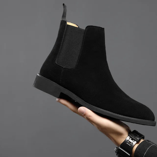 Glevato | Men's Slip-On Chelsea Boots with Elastic Side