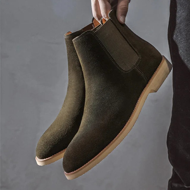 Glevato | Men's Slip-On Chelsea Boots with Elastic Side