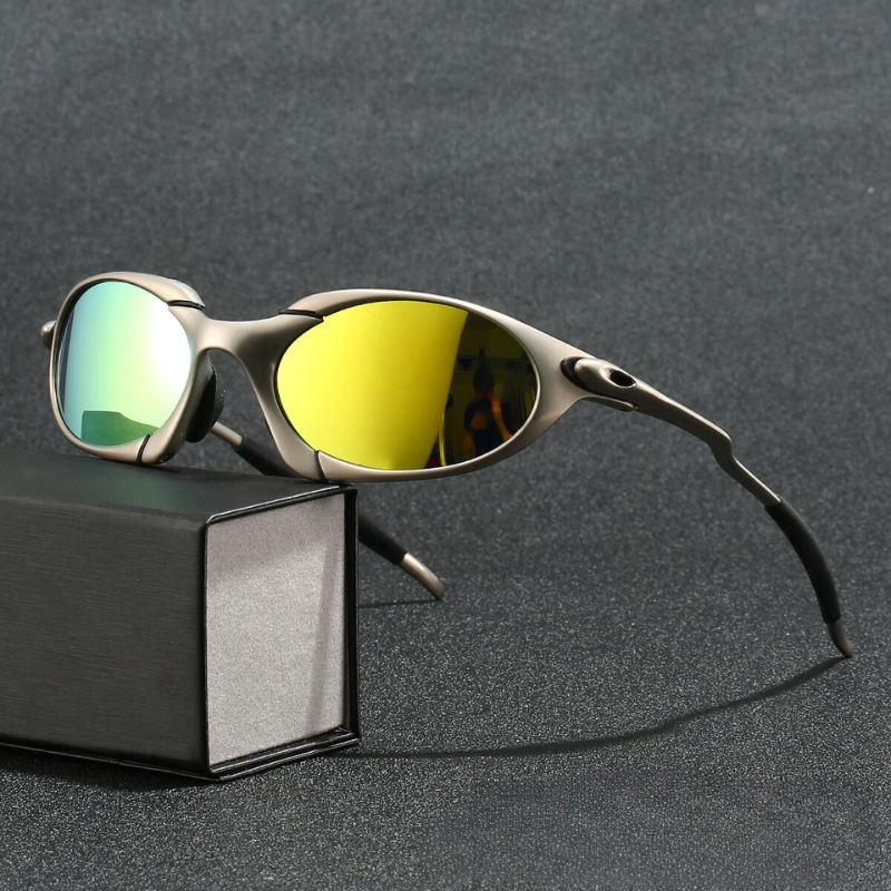 Glevato | Men's Sport Polarized Sunglasses – UV Protection with Lightweight Metal Frame
