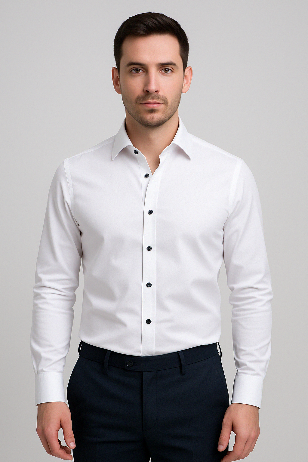 Glevato | Men's Stretch Dress Shirt