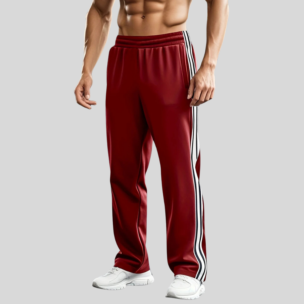 Glevato | Men's Track Pants with Side Stripes