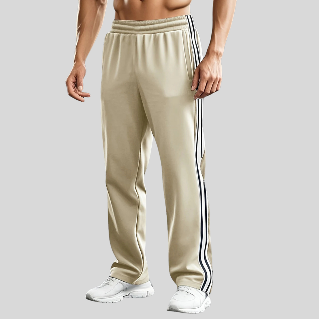 Glevato | Men's Track Pants with Side Stripes