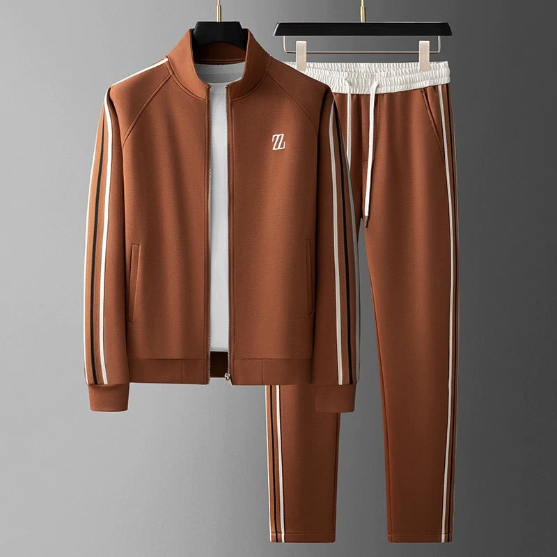 Glevato | Men's Tracksuit with Sport Stripes