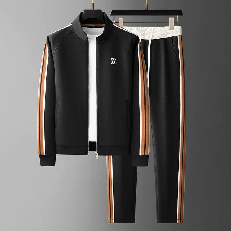 Glevato | Men's Tracksuit with Sport Stripes