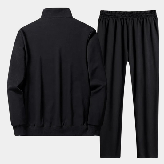 Glevato | Men's Two-Piece Tracksuit with Zipper Jacket