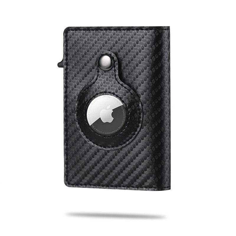 Glevato | Men's Wallet with Airtag Holder | Slim Card Case