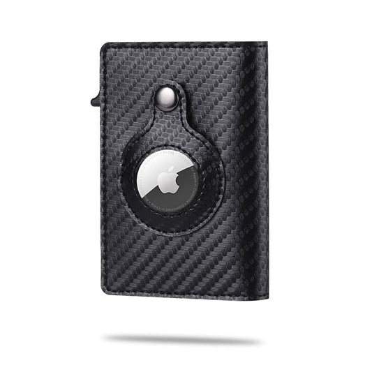 Glevato | Men's Wallet with Airtag Holder | Slim Card Case