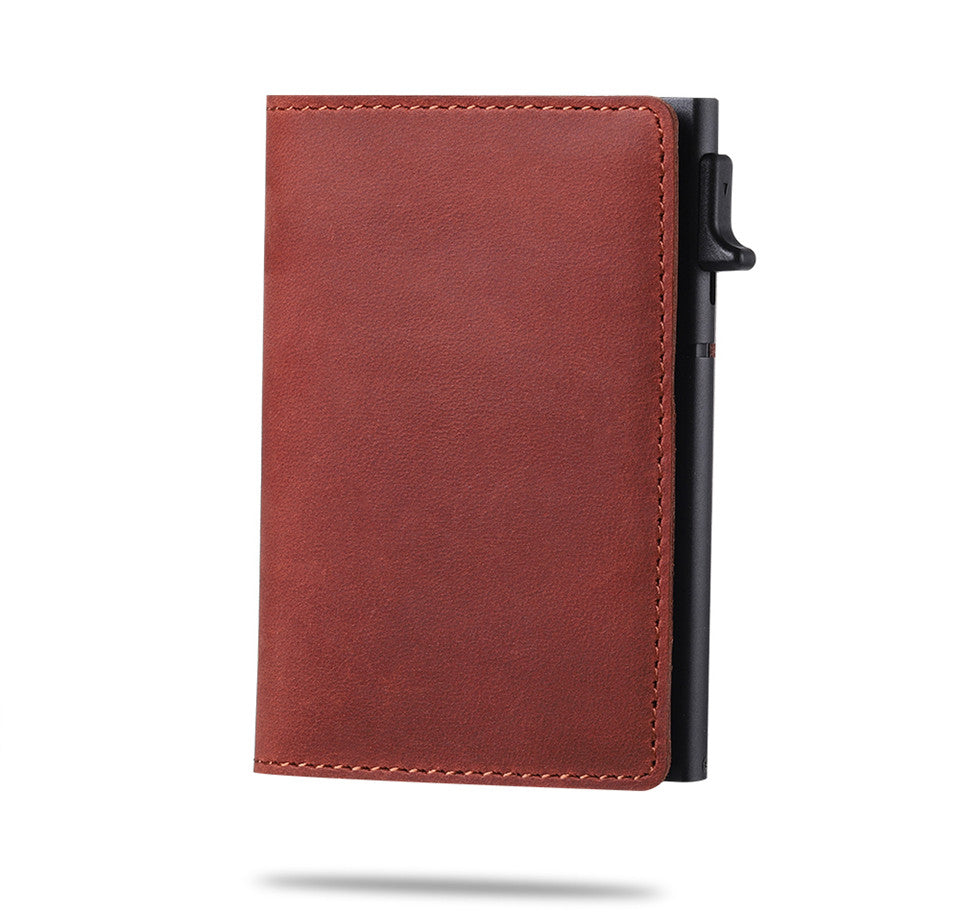 Glevato | Men's Wallet with Airtag Holder | Slim Card Case