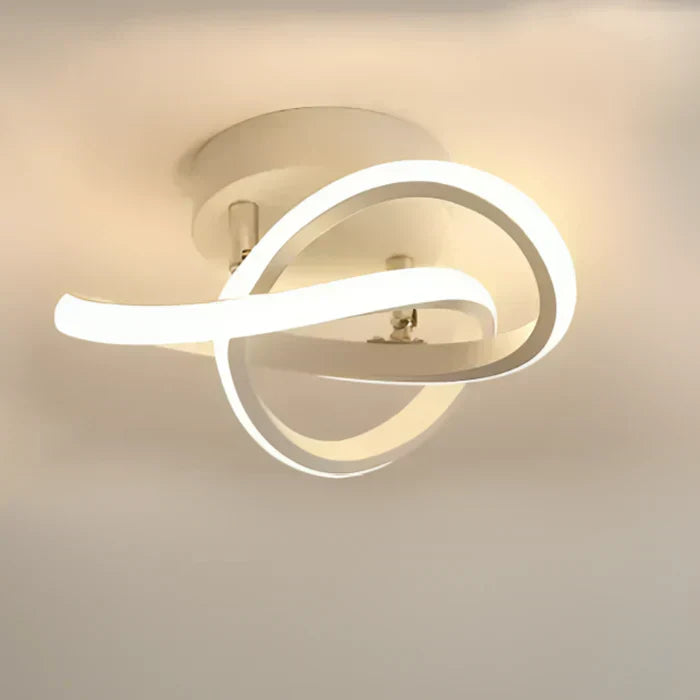 Glevato | Modern LED Ceiling Lamp Double Ring Design