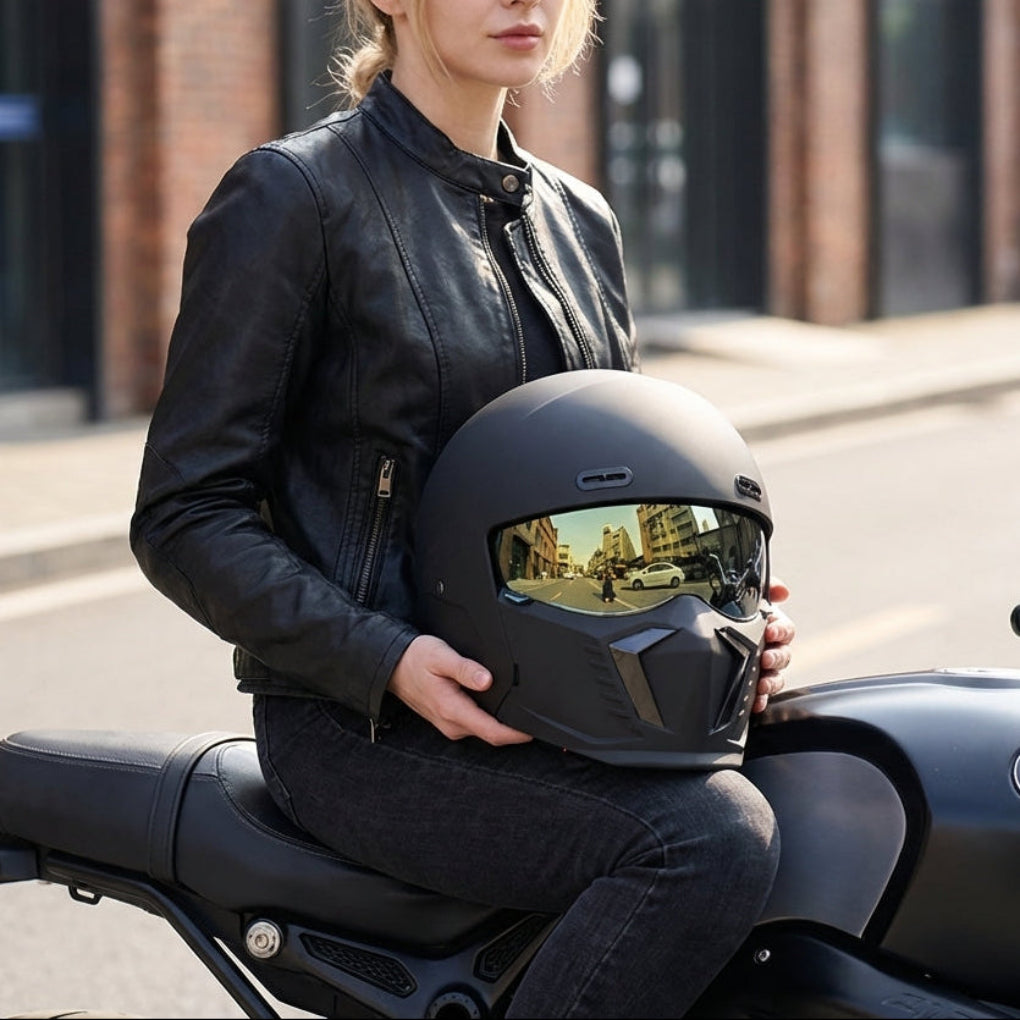 Glevato | Motorcycle Helmet - DOT ECE Certified Full Face Mask