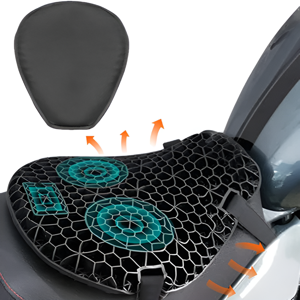 Glevato | Motorcycle Seat Cushion for Long Rides