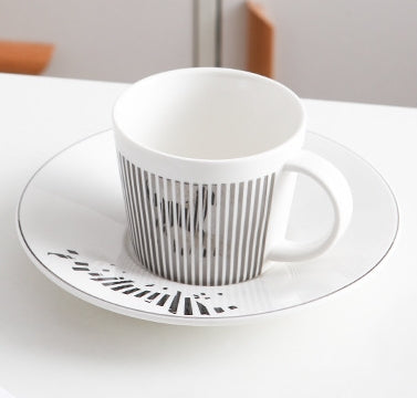 Glevato | Moving Reflection Creative Coffee Cup Mirror Reflection Coffee Mug