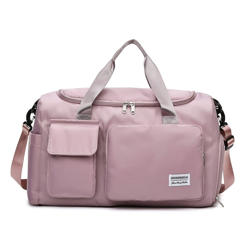 Glevato | Multi-Pocket Travel Bag, Sports and Gym Duffle with Separate Shoe Compartment