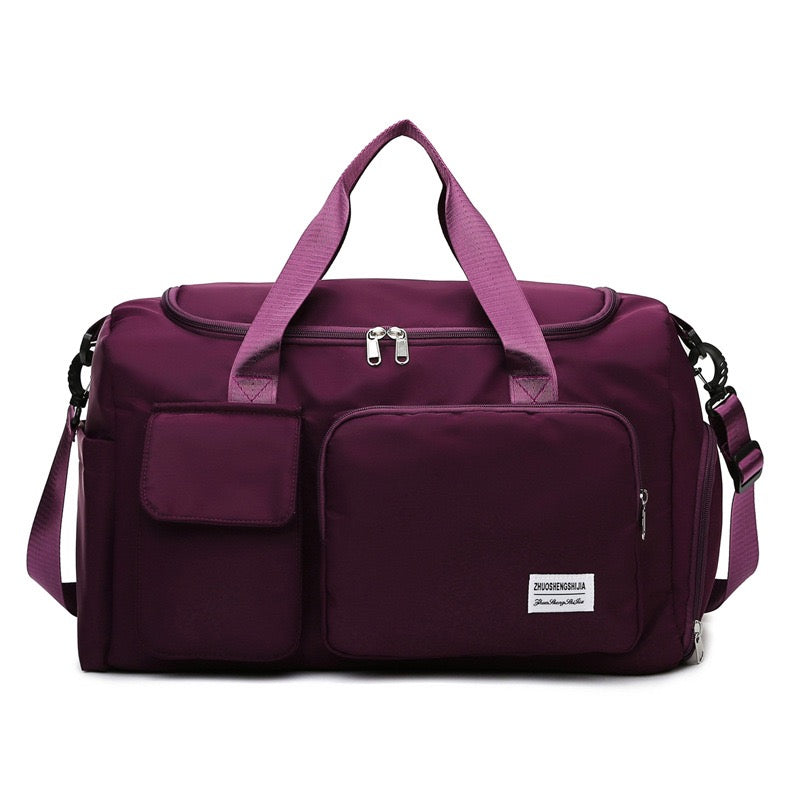 Glevato | Multi-Pocket Travel Bag, Sports and Gym Duffle with Separate Shoe Compartment