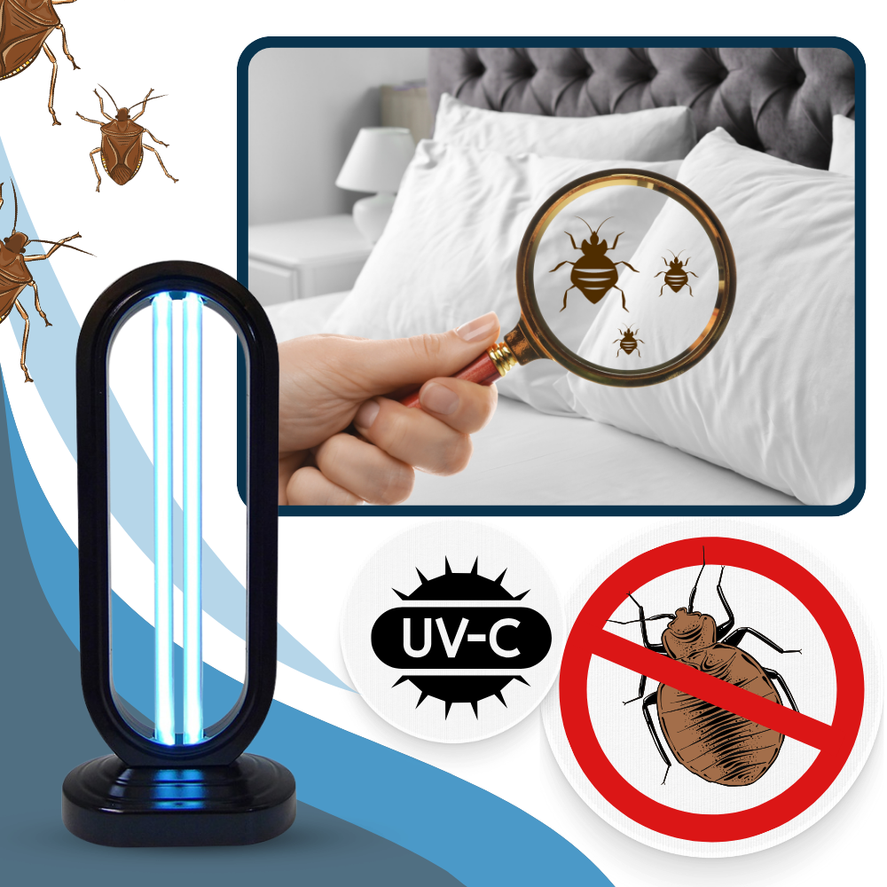 Glevato | Multi-Surface UV Disinfectant Bulb – Strongest Bed Bug Killer for Home & Travel Use