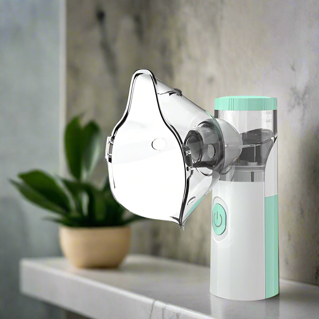Glevato | Nebulizer for Asthma Relief | Compact Handheld Inhaler for Home & Travel