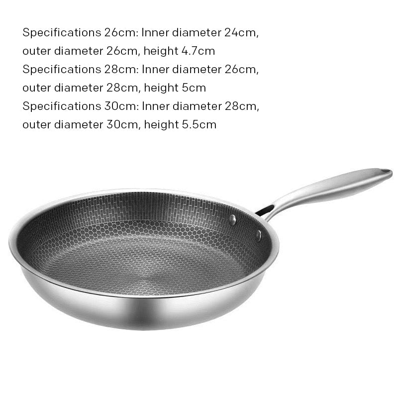 Glevato | Non-stick Stainless Steel Frying Pan