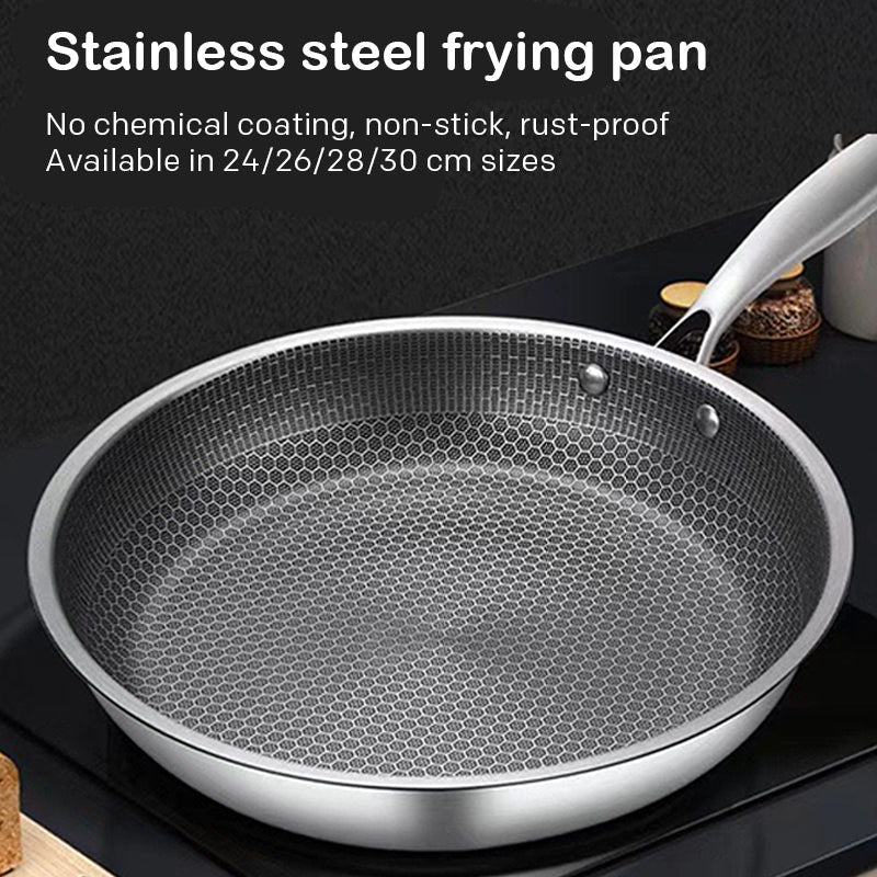 Glevato | Non-stick Stainless Steel Frying Pan