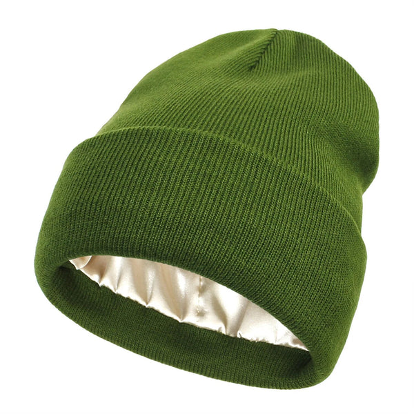 Glevato | Noor Silk Winter Hat – Warm, Hair Protecting & Elegant