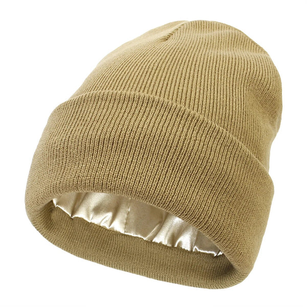 Glevato | Noor Silk Winter Hat – Warm, Hair Protecting & Elegant