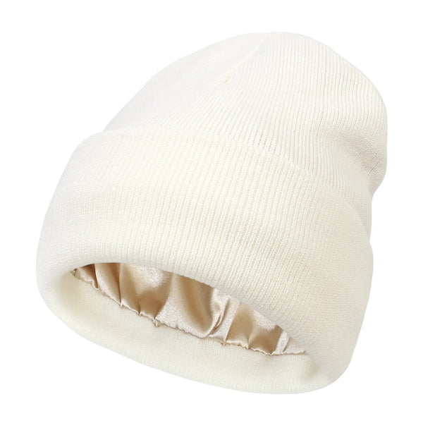Glevato | Noor Silk Winter Hat – Warm, Hair Protecting & Elegant