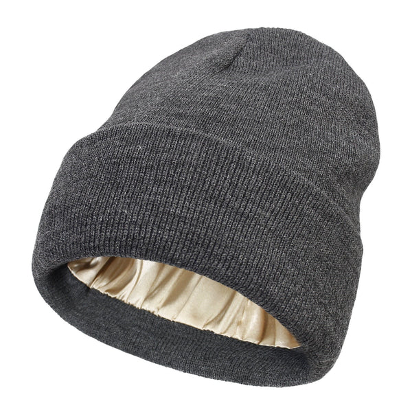 Glevato | Noor Silk Winter Hat – Warm, Hair Protecting & Elegant