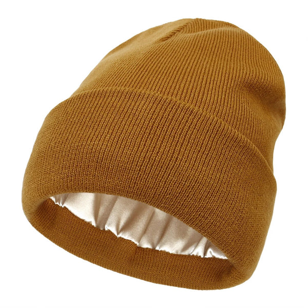 Glevato | Noor Silk Winter Hat – Warm, Hair Protecting & Elegant