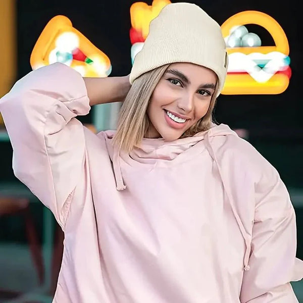 Glevato | Noor Silk Winter Hat – Warm, Hair Protecting & Elegant