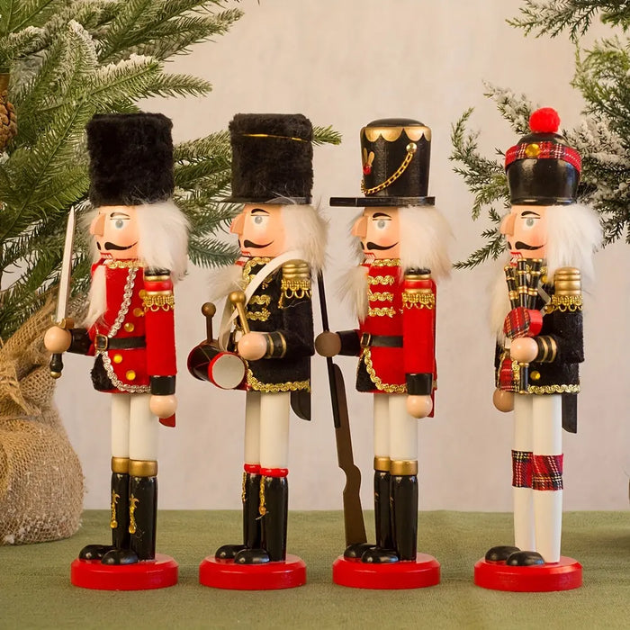 Glevato | NutcrackerJoy - Wooden Nutcracker Soldier Figure for Timeless Christmas Charm