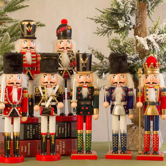 Glevato | NutcrackerJoy - Wooden Nutcracker Soldier Figure for Timeless Christmas Charm