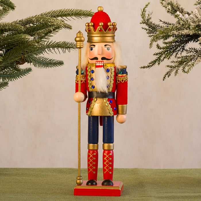 Glevato | NutcrackerJoy - Wooden Nutcracker Soldier Figure for Timeless Christmas Charm