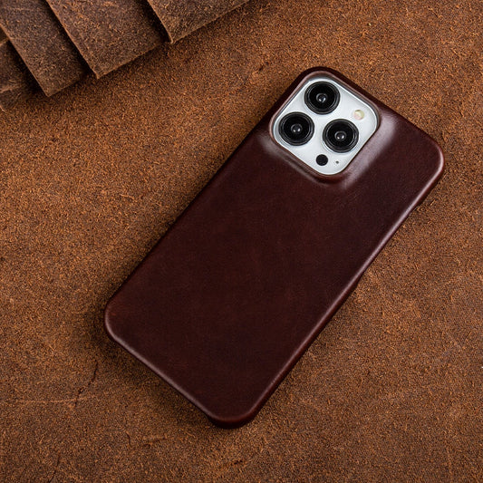 Glevato | Oil Wax Genuine Leather Apple iPhone Case