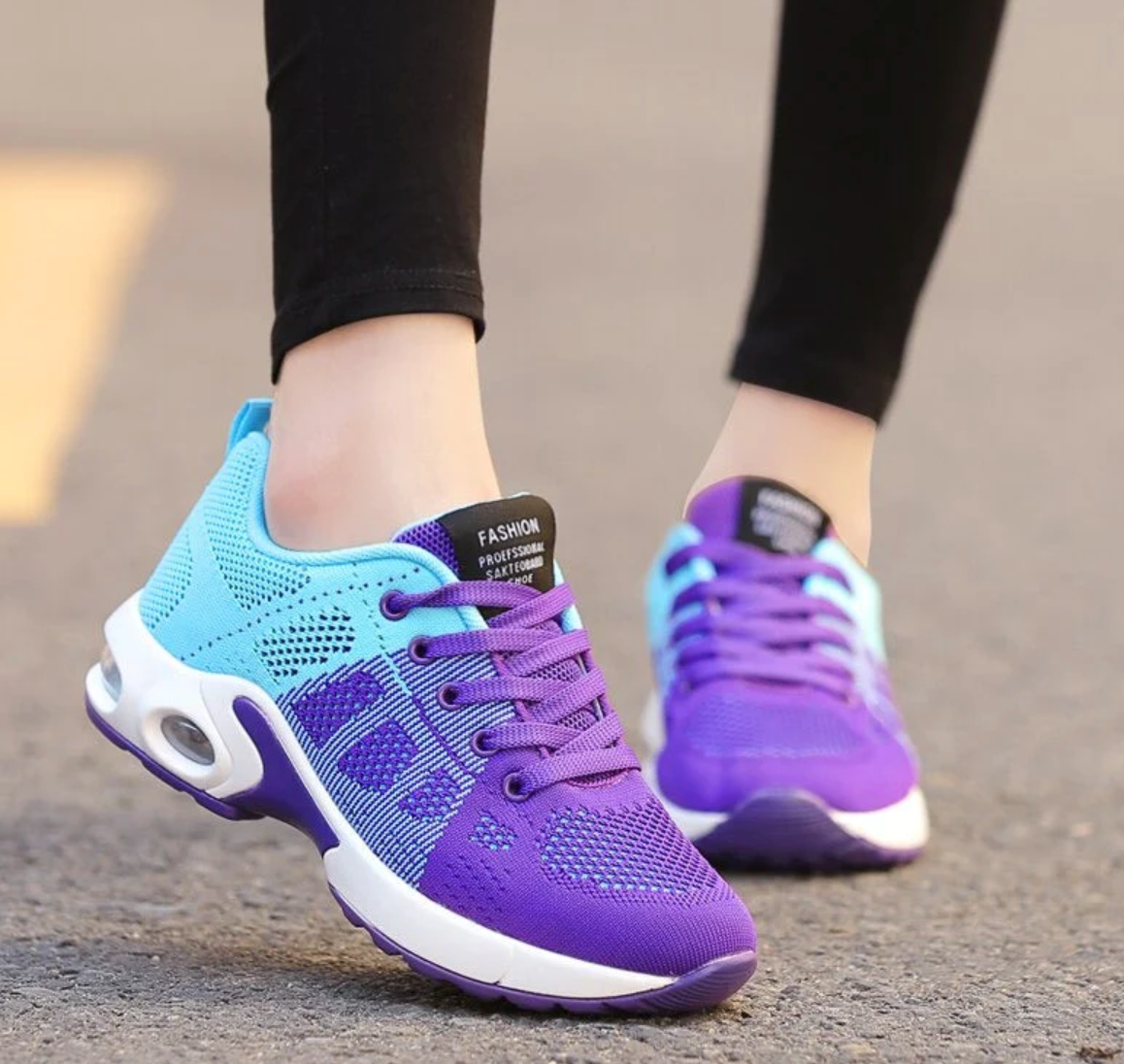 Glevato - Orthopedic Lightweight, Breathable Sports Sneakers for Women | Sporty Casual Running Shoe with Air-Cushion Sole