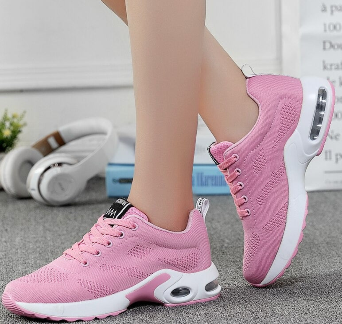 Glevato - Orthopedic Lightweight, Breathable Sports Sneakers for Women | Sporty Casual Running Shoe with Air-Cushion Sole