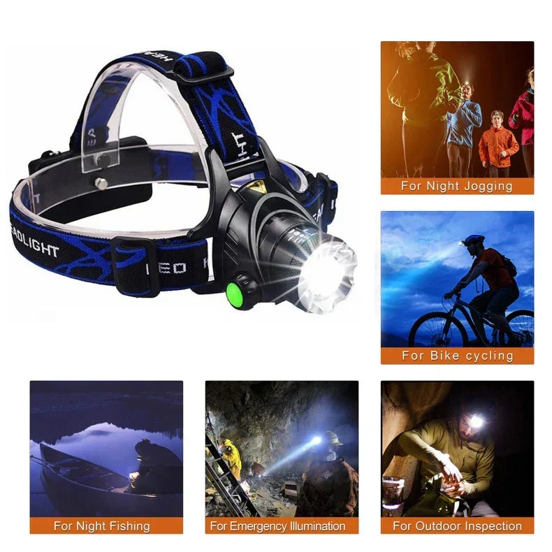 Glevato | Outdoor LED Headlamp with Adjustable Zoom