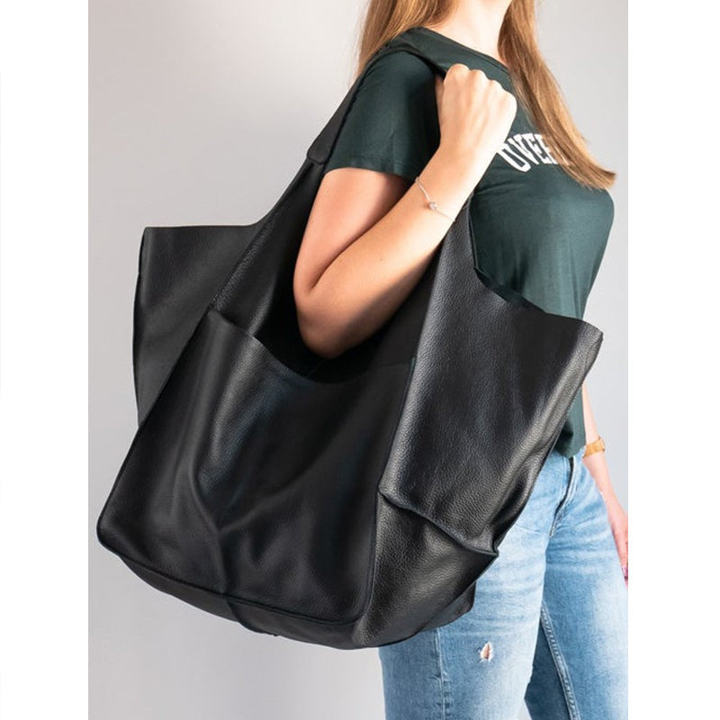 Glevato | Oversized Leather Weekend Bags