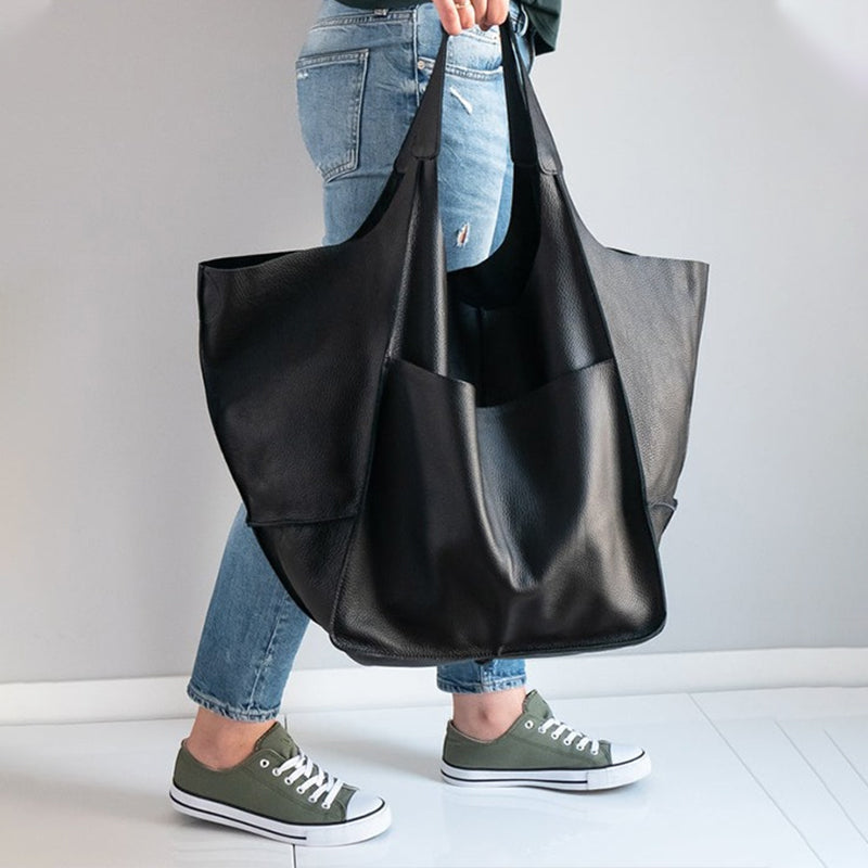 Glevato | Oversized Leather Weekend Bags