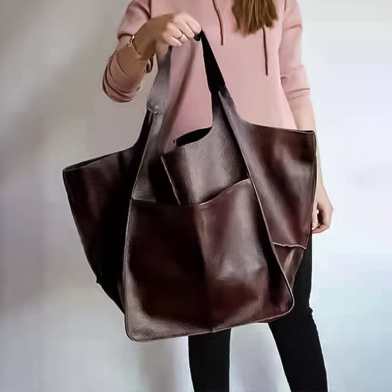 Glevato | Oversized Leather Weekend Bags