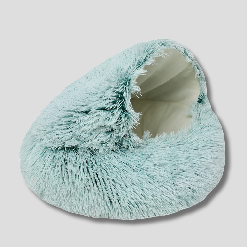 Glevato | Plush Pet Bed | Round Cozy Nest | For Cats & Small Dogs